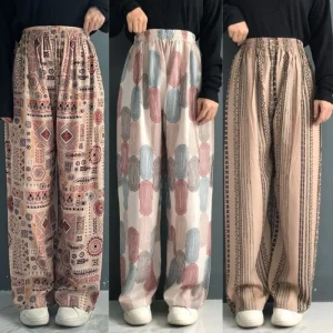 Celana Kulot Hommy Wanita Rayon Motif Terbaru